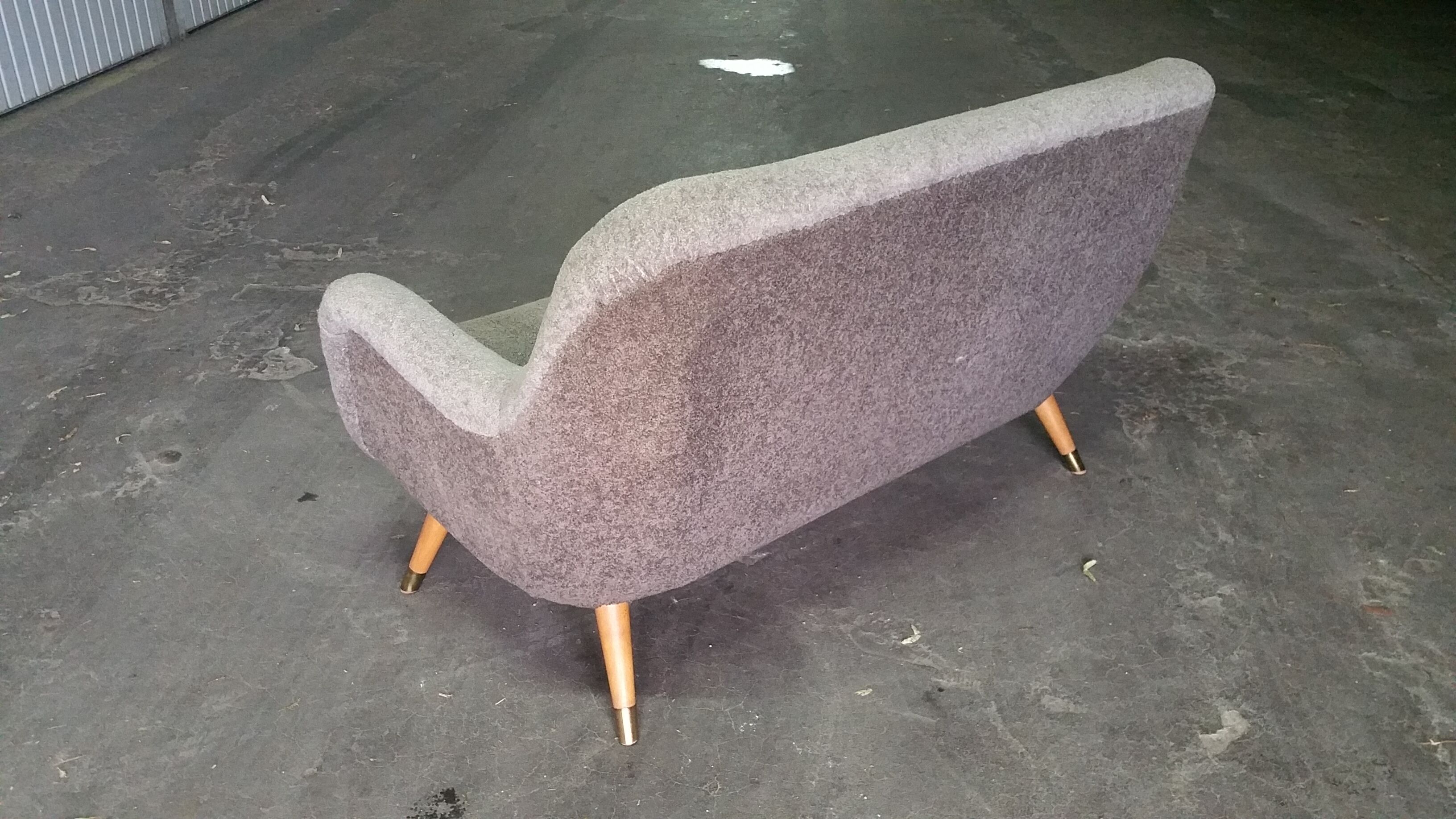 Sofa 2 places Egg 50s 60s