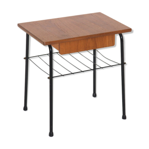 Table de chevet en teck,