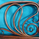Double wooden headboard turned J & J kohn