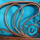 Double wooden headboard turned J & J kohn