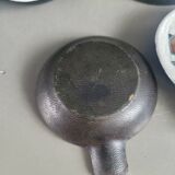 Ensemble de cendriers individuels vintage en céramique