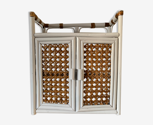 Meuble de rangement en rotin