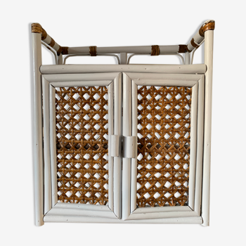 Rattan storage unit