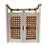 Rattan storage unit