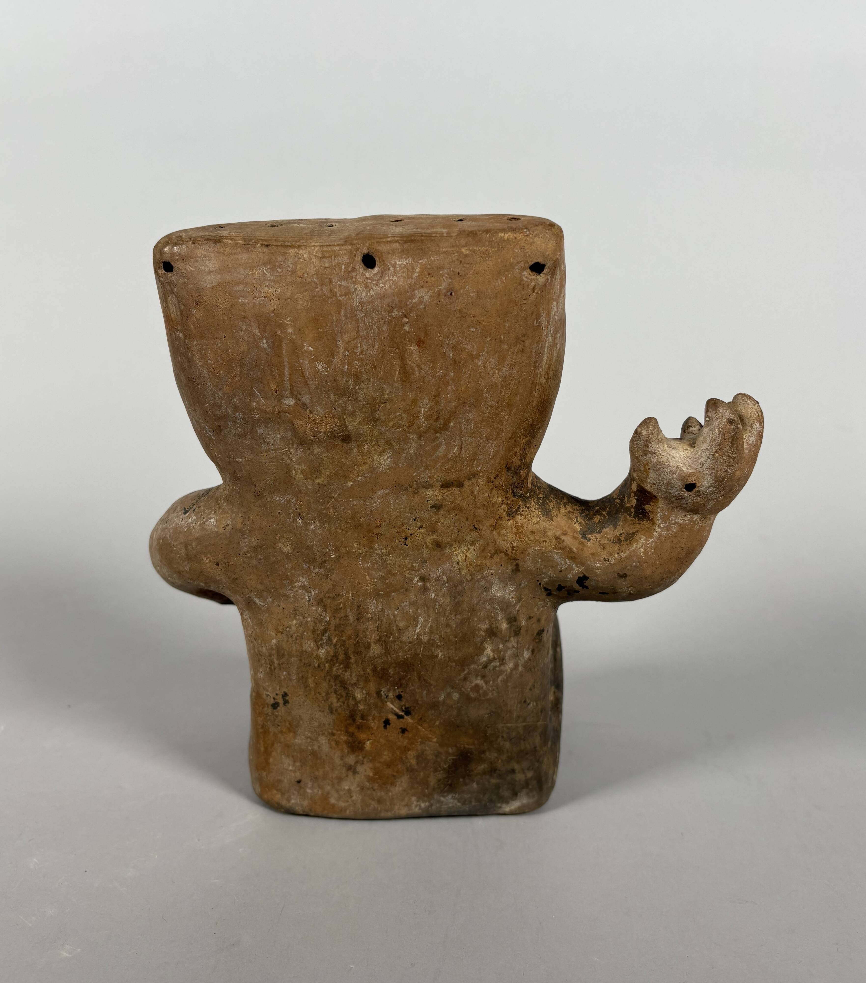 Quimbaya culture, Colombia circa 500-1500 AD. Sculpture of a chief.