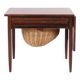 Foldable sewing table with drawer - Rosewood - Johannes Andersen - Silkeborg Furniture Factory - 1960s
