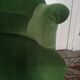Toad sofa with velvet fringes