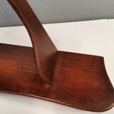 Beautiful shelf in solid teak wood designed/produced by Peder Moss 1950-1960s Denmark.