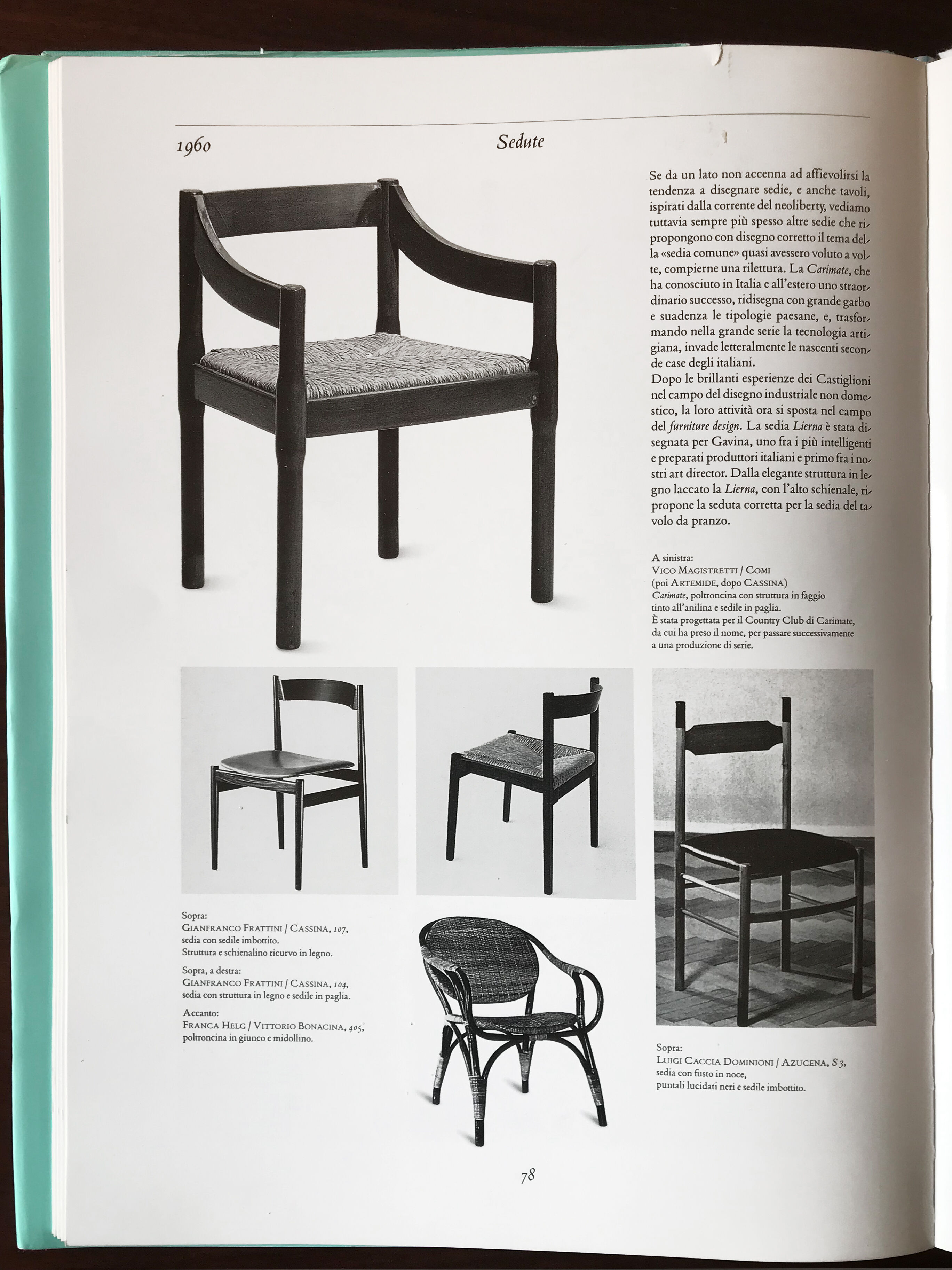 Vico Magistretti Italian armchairs for Cassina, 1960s