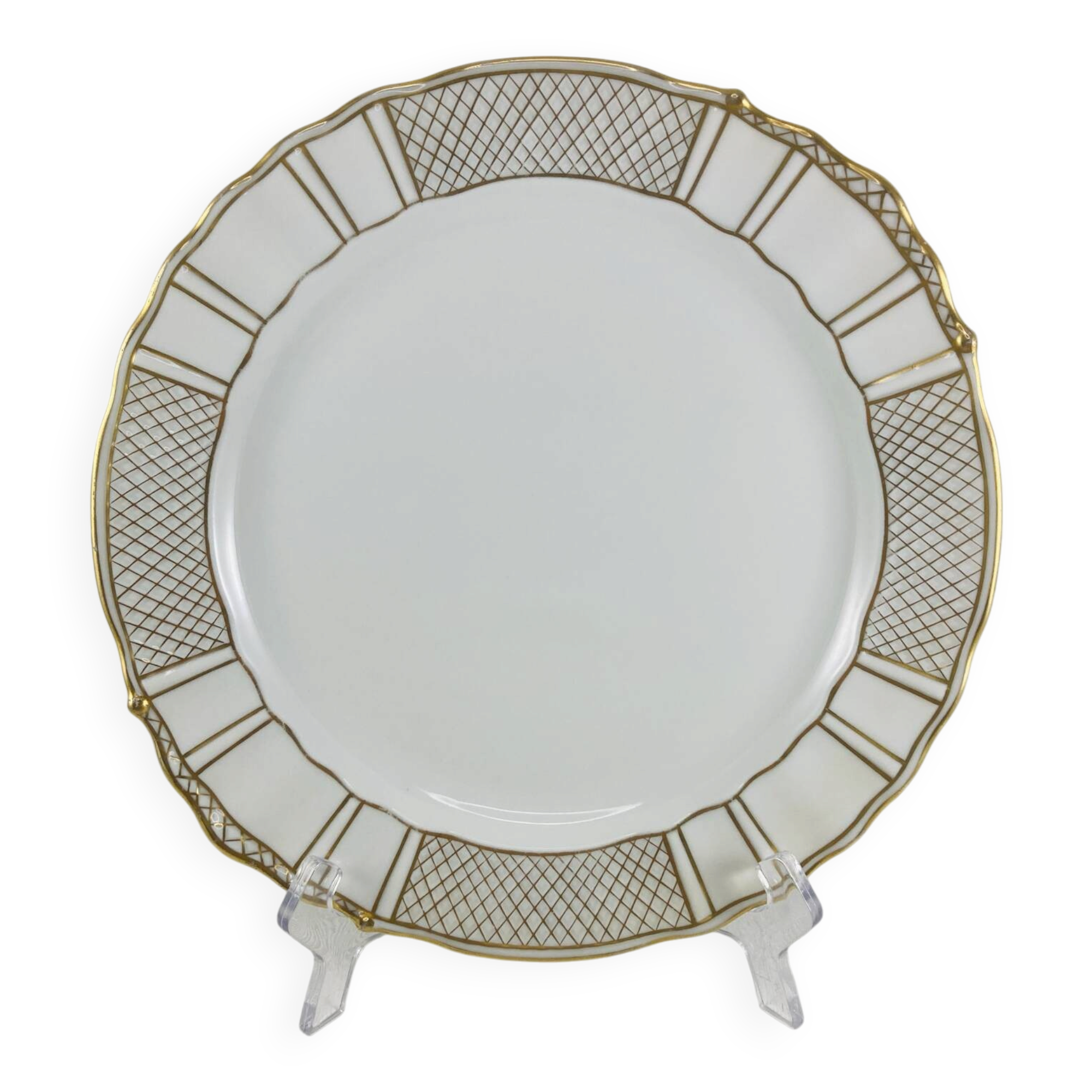 Round Cake Dish Bernardaud B&C Malmaison Service (1924) Limoges