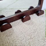 Antique coat rack in mirror wood