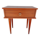 bedside table with spindle legs, vintage 70s