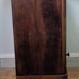 Vintage furniture in solid walnut and marble