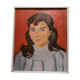 Portrait young girl Mid century