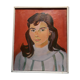 Portrait jeune fille mid century