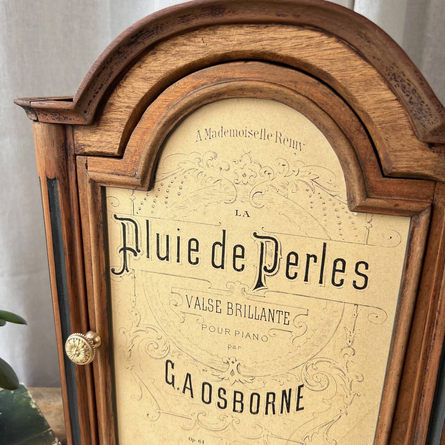 Restored wooden cabinet