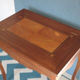 Mahogany sewing basket