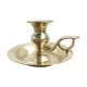 Brass cellar rat candle holder