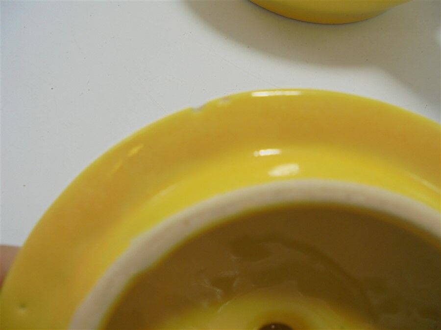 Vintage yellow teapot