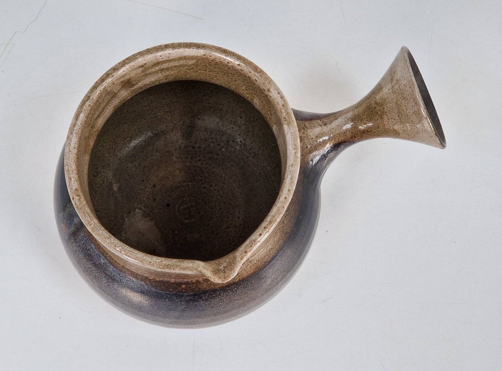 Vintage Glazed Sandstone Jug by Roland Zobel for Atelier Les Cycladen, ​​France, 1970s