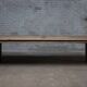 French style solid oak farmhouse table - 300 cm length
