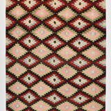 7x9 Modern Geometric Kilim Rug, 202x291Cm