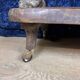 20th century folk art work: Rare serving cart