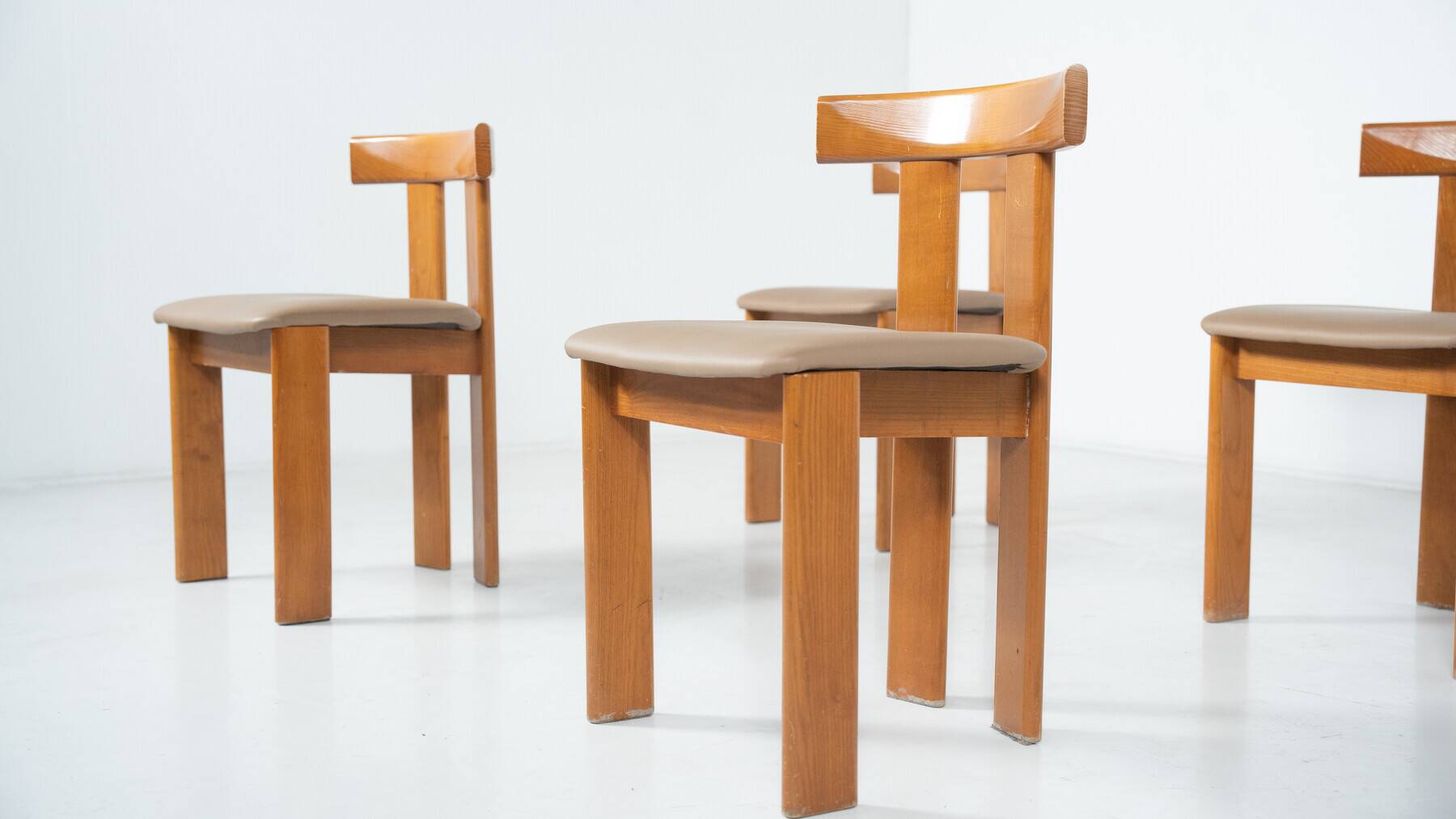 Mid-Century Modern Set of 6 Chairs by Luigi Vaghi, 1960s