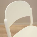 Set of four beech chairs, Italian design, 1970s, production: Italy