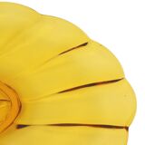 Val Saint Lambert Fruit bowl Amber Luxval Art Deco 1935