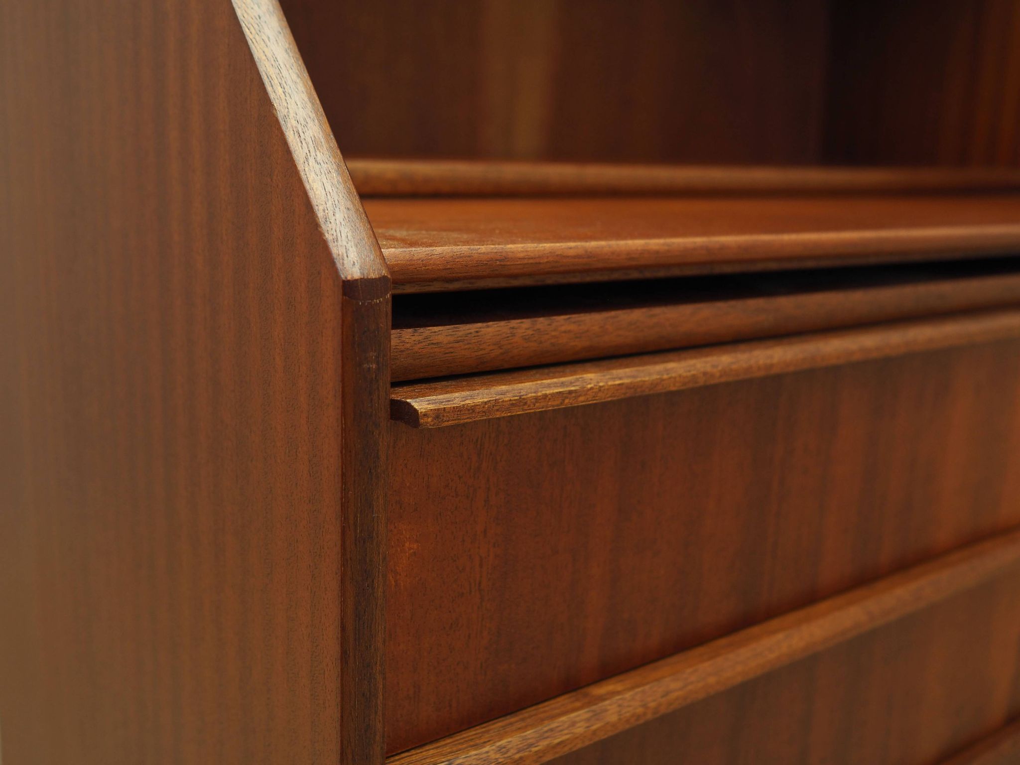 Mahogany secretary, Danish design, 1960s, manufacturer: Hanbjerg Møbelfabrik