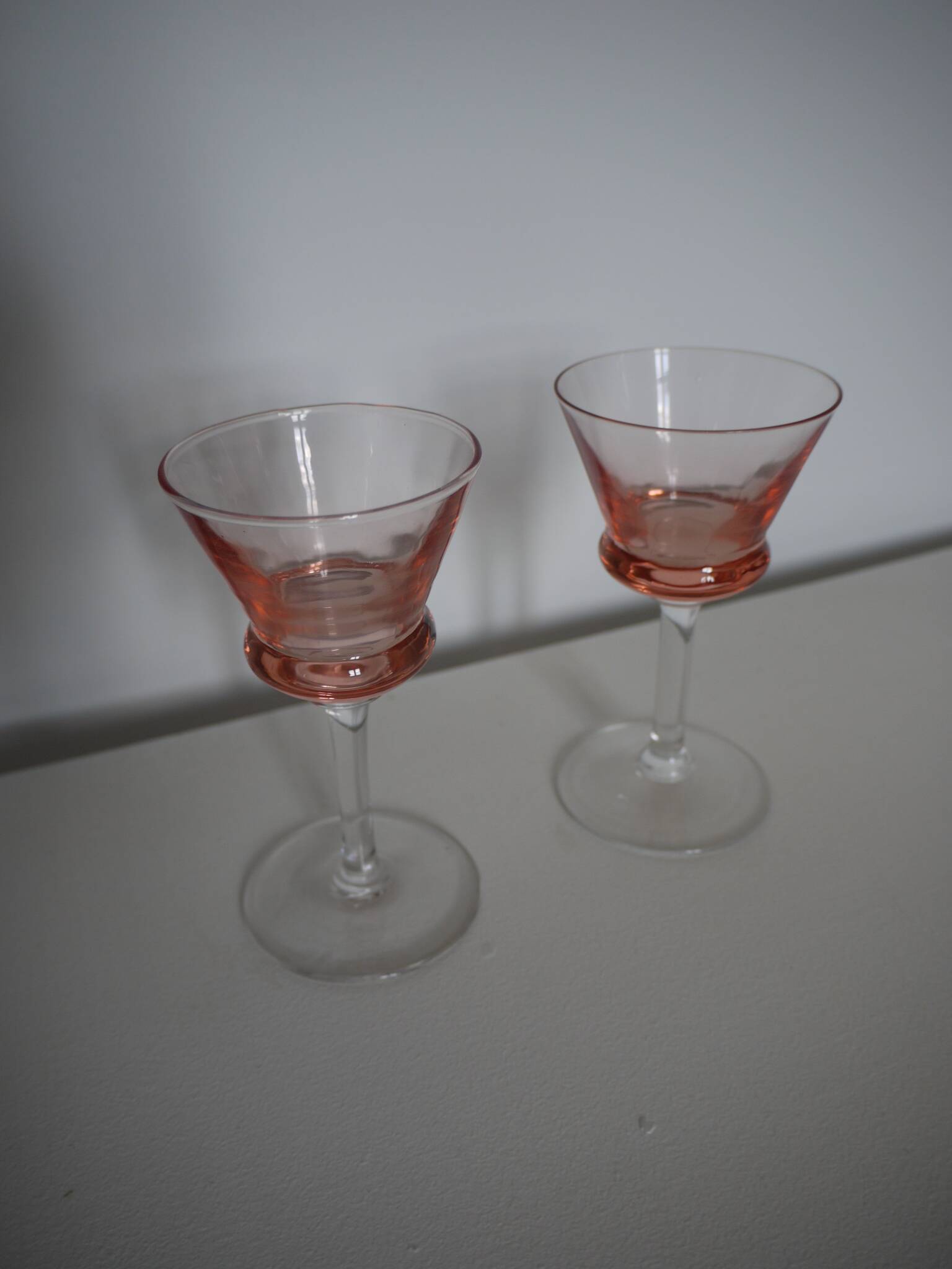 Lot de 2 verres à liqueur