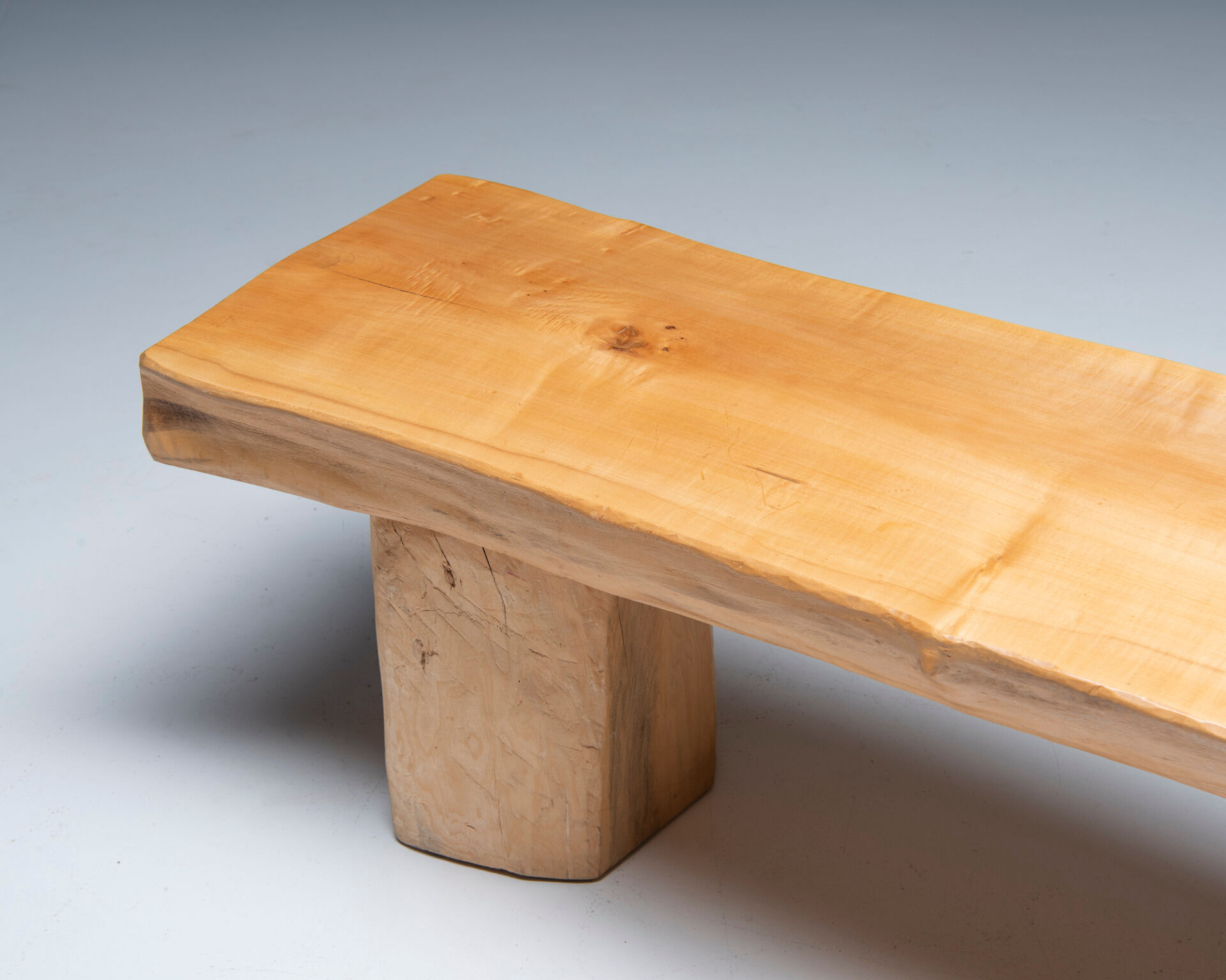 Bench in Solid Birch, Sweden, 1970's