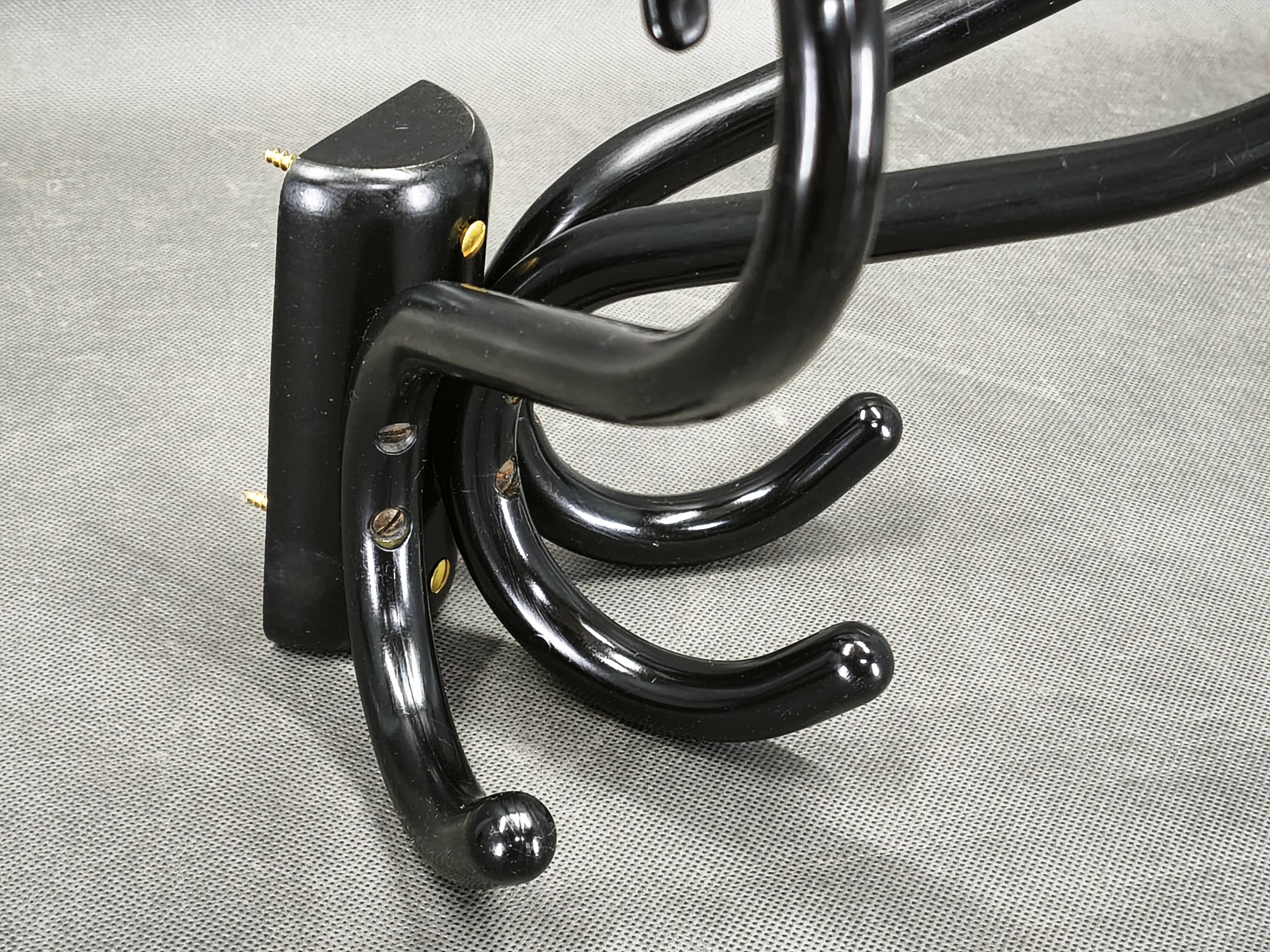 Pair of Bentwood Wall Hooks, Czechoslovakia, 1940s–1950s