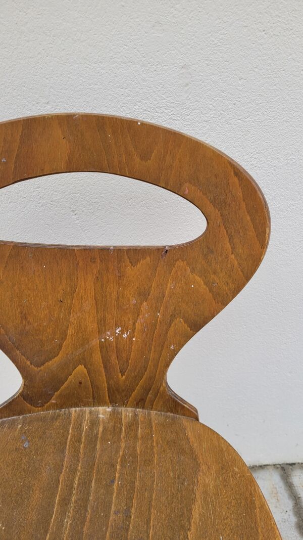 Chaise de bistrot baumann modèle fourmi vintage- 1950s