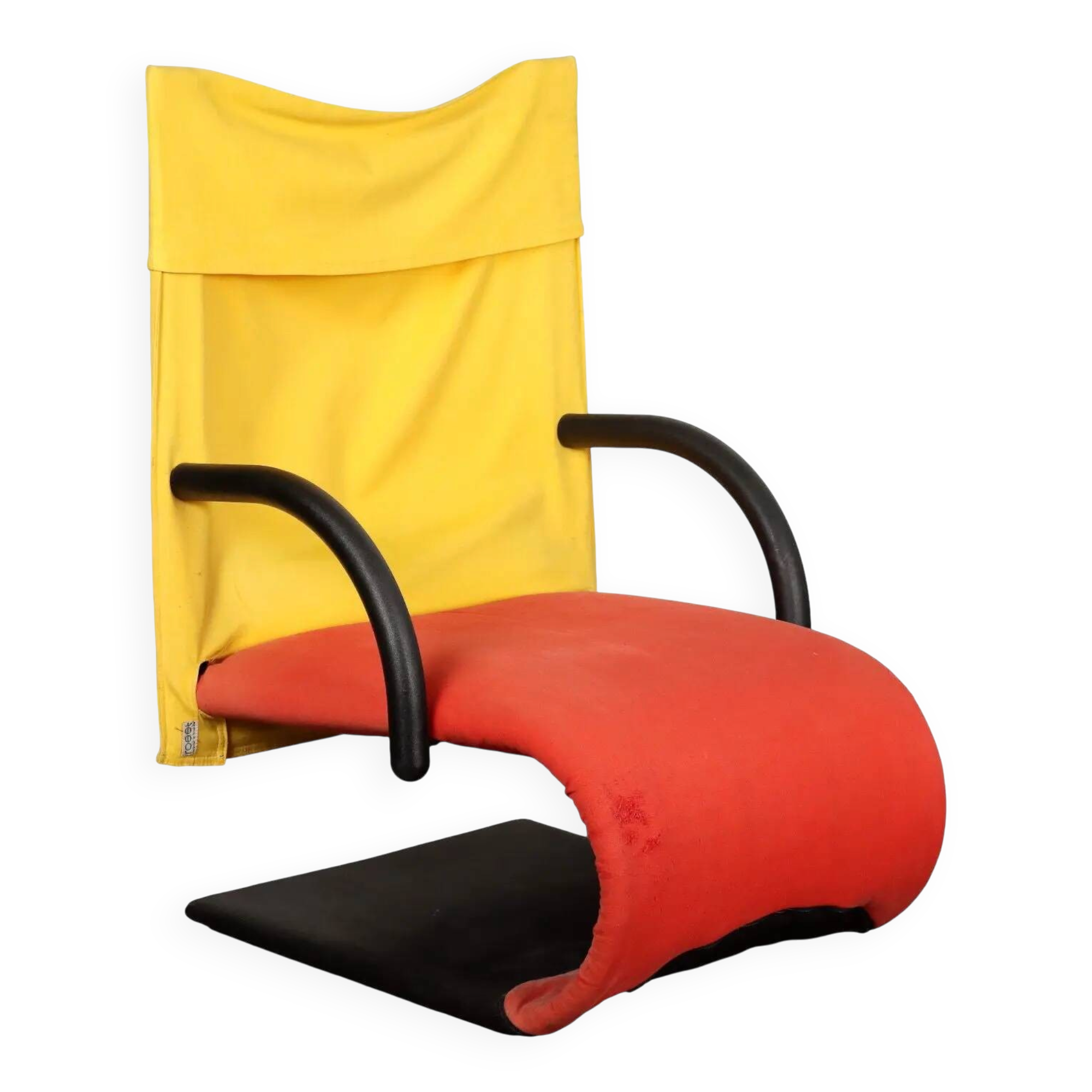Vintage armchair from the 1980s, Ligne Roset Zen design by Claude Brisson.