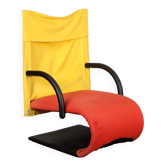 Vintage armchair from the 1980s, Ligne Roset Zen design by Claude Brisson.