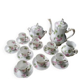 Antique coffee service in Limoges porcelain D&C