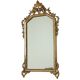 Classic Italian Gilt Crested Mirror by La Barge, 100 cm