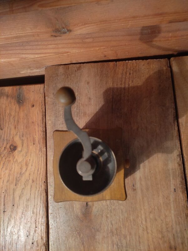Coffee grinder wood kitchen peugeot
