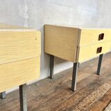Paire de chevet : table de nuit vintage