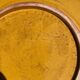 Pair of green glazed stoneware ceramic plates