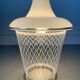 Lot de 2 suspensions verre années 50