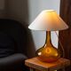 Bubble blown glass lamp base, 60s/70s