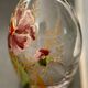Legras carafe (1900/1910) with orchid flowers.