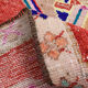 3x7 short vintage oushak runner rug