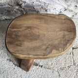 Brutalist tripod farm stool - mid-twentieth century