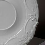 Very large centerpiece dish Lafarge & Co Limoges porcelain vintage