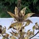 Lustre gold metal leaves from the 50s