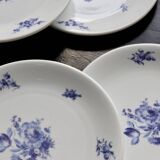 6 assiettes à dessert vintage – Porcelaine de Baudour